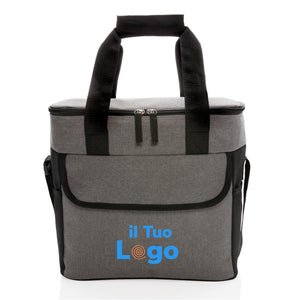 Borsa termica basic large grigio - personalizzabile con logo