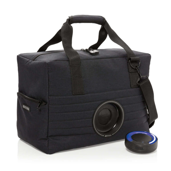 Borsa termica con speaker Party nero - personalizzabile con logo