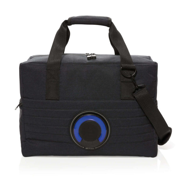 Borsa termica con speaker Party nero - personalizzabile con logo