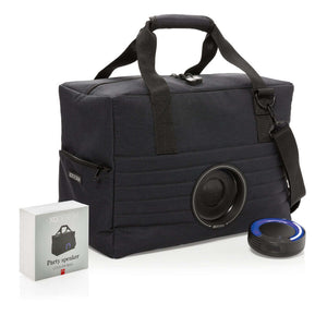 Borsa termica con speaker Party nero - personalizzabile con logo