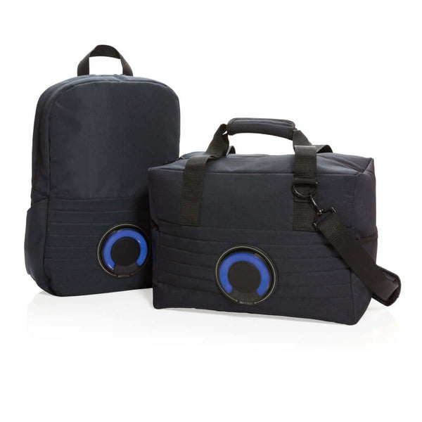 Borsa termica con speaker Party nero - personalizzabile con logo