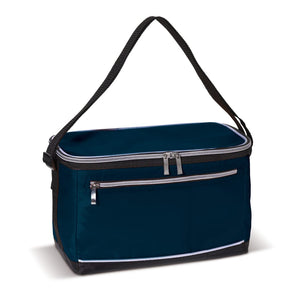 Borsa termica con tracolla blu navy - personalizzabile con logo