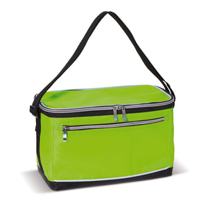 Borsa termica con tracolla verde - personalizzabile con logo