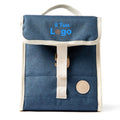Borsa termica da viaggio in RPET VINGA Sortino blu - personalizzabile con logo