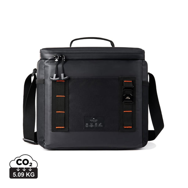 Borsa termica idrorepellente Nordic Drift Storm RCS 10L nero - personalizzabile con logo
