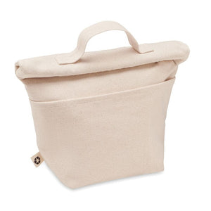 Borsa termica in cotone Eco beige - personalizzabile con logo