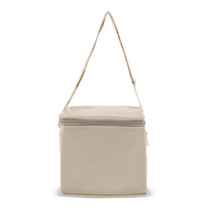 Borsa termica in cotone quadrata 122x18x18cm beige - personalizzabile con logo