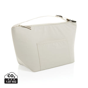 Borsa termica KENTO URBAN in nylon riciclato RCS beige - personalizzabile con logo