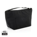 Borsa termica KENTO URBAN in nylon riciclato RCS nero - personalizzabile con logo