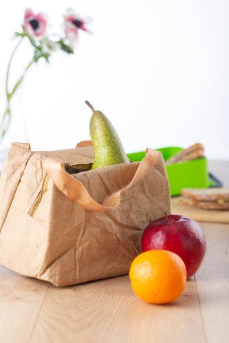 Borsa termica per il pranzo Callen marrone - personalizzabile con logo