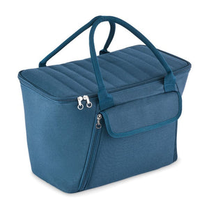 Borsa termica picnic in RPET Blu - personalizzabile con logo