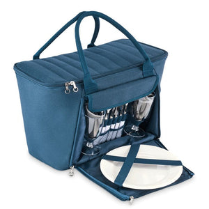 Borsa termica picnic in RPET Blu - personalizzabile con logo