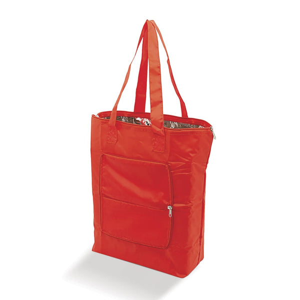 Borsa termica pieghevole Rosso - personalizzabile con logo