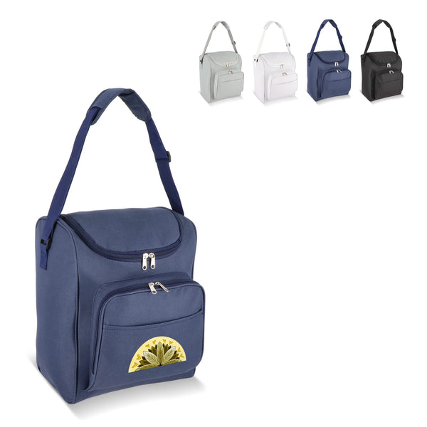 Borsa termica R-PET 600D 26 x 19 x 34 cm 13L - personalizzabile con logo