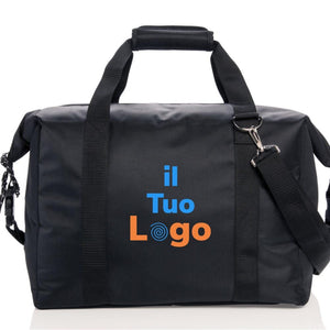 Borsa termica Swiss Peak XXL nero - personalizzabile con logo