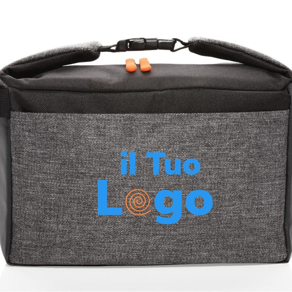 Borsa termica two tone grigio - personalizzabile con logo