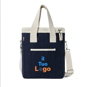 Borsa termica VINGA Volonne in tela riciclata AWARE™ - personalizzabile con logo