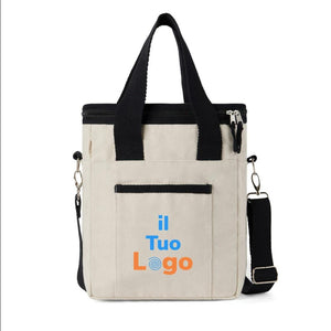 Borsa termica VINGA Volonne in tela riciclata AWARE™ - personalizzabile con logo