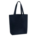 Borsa Tote in canvas pesante blu - personalizzabile con logo