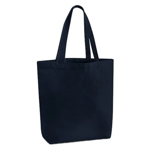 Borsa Tote in canvas pesante blu - personalizzabile con logo