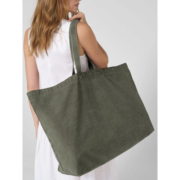 Borsa tote oversize tinte tenui - personalizzabile con logo