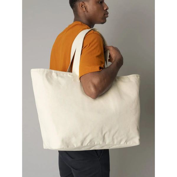 Borsa Tote Oversized Heavy Duty Canvas - personalizzabile con logo