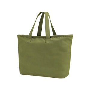 Borsa Tote Oversized Heavy Duty Canvas verde - personalizzabile con logo