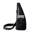 Borsa Tracolla Fadaok nero - personalizzabile con logo