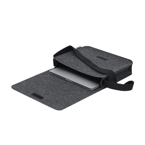 Borsa Tracolla Ganter nero - personalizzabile con logo