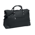 Borsa viaggio in tela 340gr Nero - personalizzabile con logo