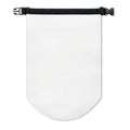 Borsa waterproof in PVC bianco - personalizzabile con logo