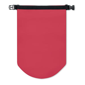 Borsa waterproof in PVC rosso - personalizzabile con logo