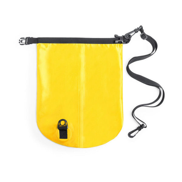 Borsa waterproof personalizzata giallo - personalizzabile con logo