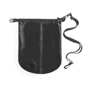 Borsa waterproof personalizzata nero - personalizzabile con logo