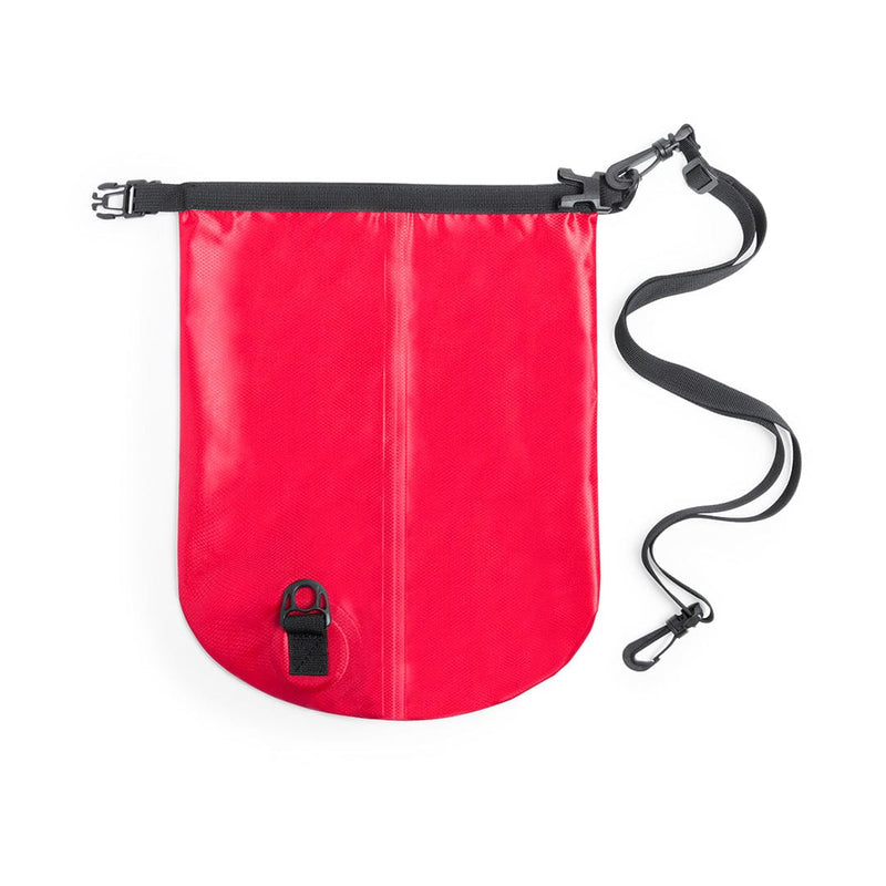 Borsa waterproof personalizzata rosso - personalizzabile con logo