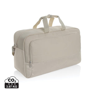 Borsa weekend Armond in RPET AWARE™ beige - personalizzabile con logo
