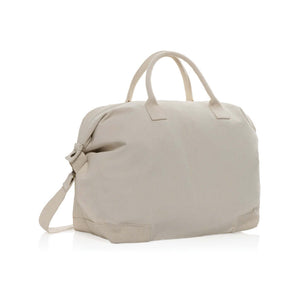 Borsa weekend deluxe Kezar AWARE™ rCanvas 500 gm2 bianco - personalizzabile con logo