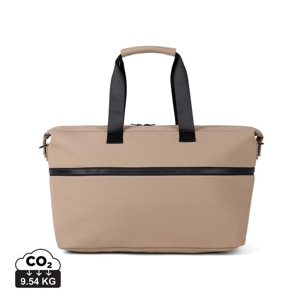 Borsa weekend espandibile VINGA Baltimore RCS beige - personalizzabile con logo