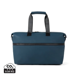 Borsa weekend espandibile VINGA Baltimore RCS blu navy - personalizzabile con logo