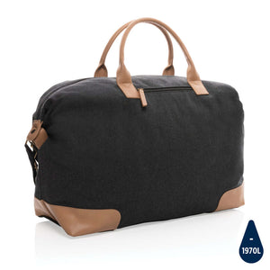 Borsa weekend in rcanvas 16 once Impact AWARE™ nero - personalizzabile con logo