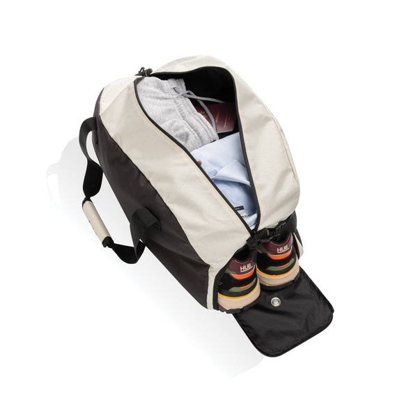 Borsa weekend Kazu in RPET AWARE™ - personalizzabile con logo