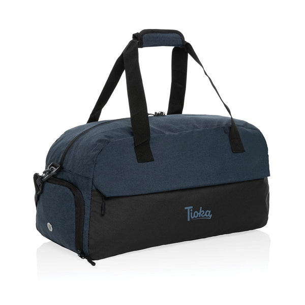 Borsa weekend Kazu in RPET AWARE™ - personalizzabile con logo