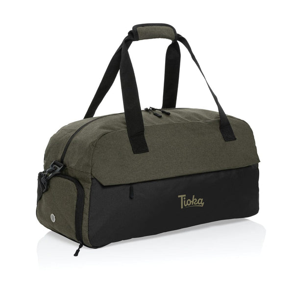 Borsa weekend Kazu in RPET AWARE™ - personalizzabile con logo