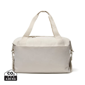 Borsa weekend KENTO URBAN in nylon riciclato RCS beige - personalizzabile con logo
