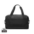 Borsa weekend KENTO URBAN in nylon riciclato RCS nero - personalizzabile con logo