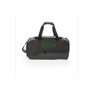 Borsa weekend/sportiva 900D senza PVC nero - personalizzabile con logo