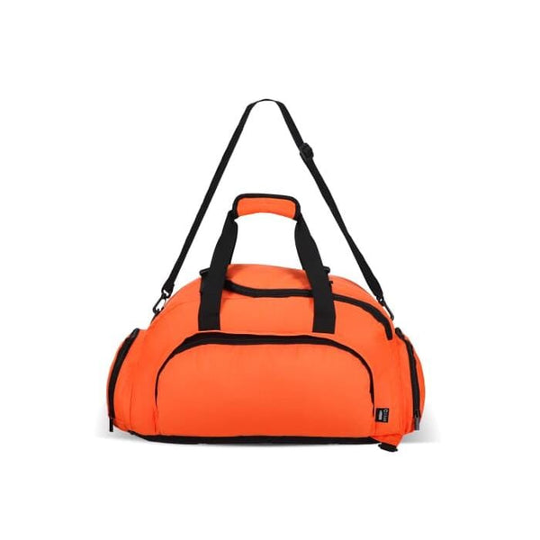 Borsa zaino sportiva Karo R-PET 27L Arancione - personalizzabile con logo