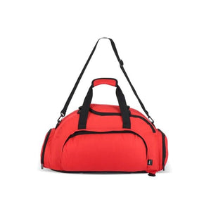 Borsa zaino sportiva Karo R-PET 27L Rosso - personalizzabile con logo