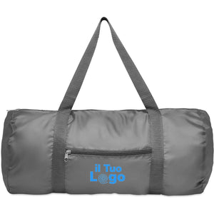 Borsone 190T RPET 20L grigio - personalizzabile con logo