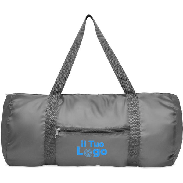 Borsone 190T RPET 20L grigio - personalizzabile con logo